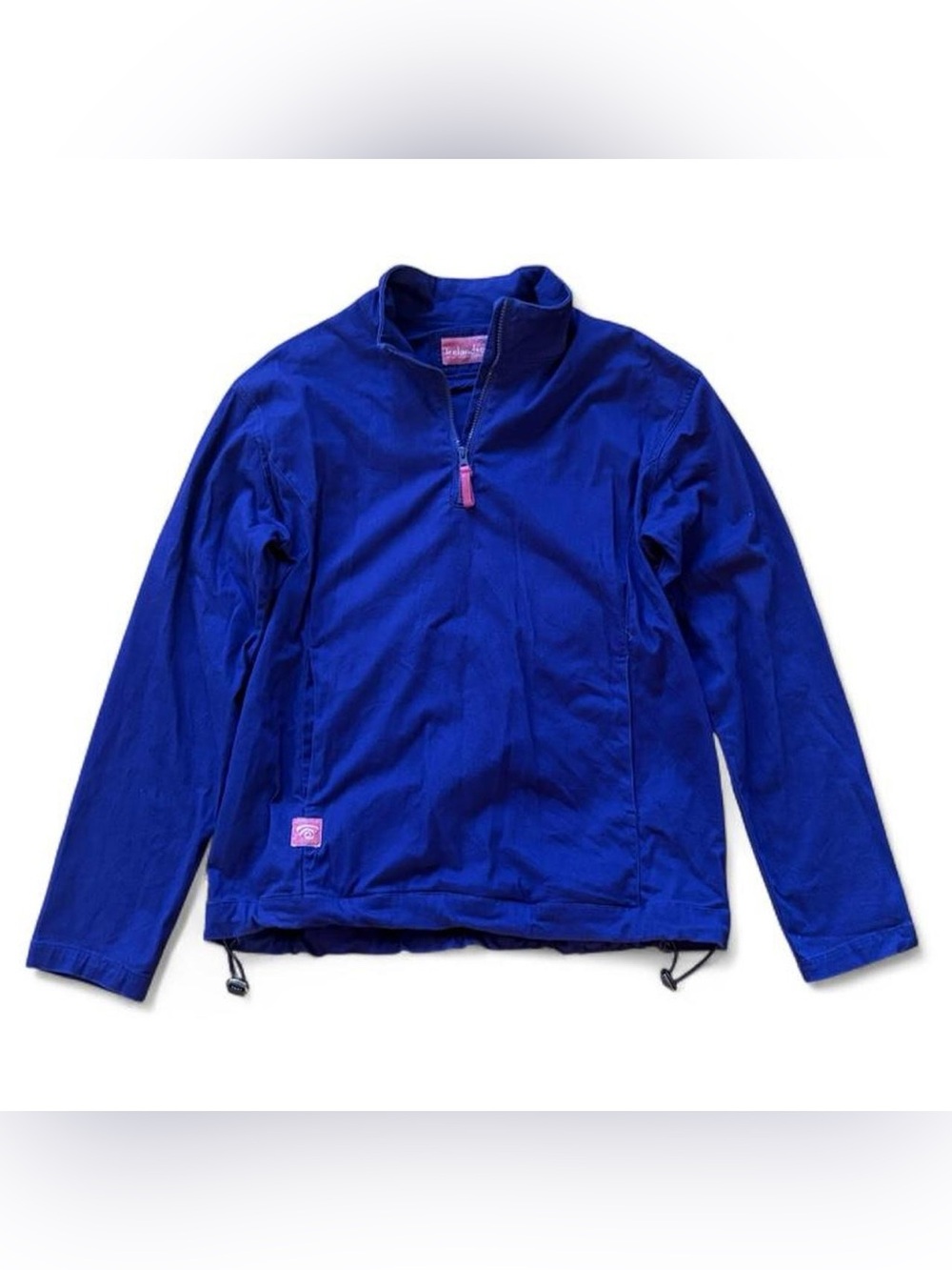 Irelands Eye purple cotton quarter zip pullover jacket
